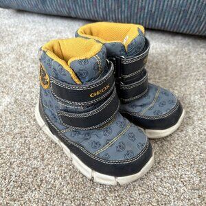 Geox Toddler Boys Winter Boots Size 8 Blue